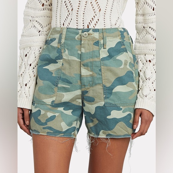 MOTHER rambler patch pocket shorts - Picture 2 of 6